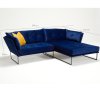 Rohová sedací souprava RELAX pravá modrá