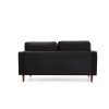 Pohovka ROME dvoumístná černá