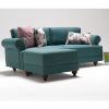 Rohová sedací souprava SAMARA tyrkysová