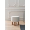 Taburet SILINDIR krémová