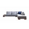 Rohová sedací souprava TULIP pravá tmavě šedá
