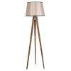 Stojací lampa TRIPOD hnědá
