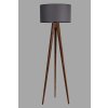 Stojací lampa LAMBADER ořech šedá