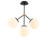 Lustr GONDOL bílá černá