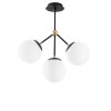 Lustr GONDOL bílá černá
