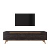 Televizní stolek D1 černá ořech