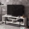 Televizní stolek ASAL 120 bílá černá