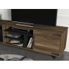 Televizní stolek SIENTO ořech černá