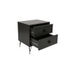 Noční stolek LUNA antracit