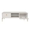 Televizní stolek POSH bílý