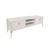 Televizní stolek POSH bílý