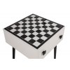Šachový stolek CHESSO bílý černý