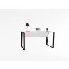 Psací stůl LARA bílý černý