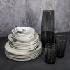 Porcelánová jídelní souprava 24 ks MARBLE