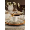 Porcelánová jídelní souprava 81 ks RUSTIK GOLD krémová zlatá