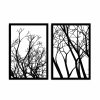 Sada obrazů TREE MDF 2 ks