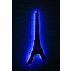Nástěnná dekorace EIFEL TOWER s LED osvětlením modrá