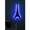Nástěnná dekorace EIFEL TOWER s LED osvětlením modrá