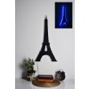 Nástěnná dekorace EIFEL TOWER s LED osvětlením modrá