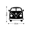 Nástěnná dekorace VW T1 kov černá