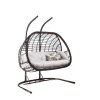 Zahradní závěsné houpací křeslo OYLAT  krémové