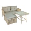 Sestava zahradního nábytku SHANGAI 8 krémová