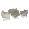 Sestava zahradního nábytku SHANGAI 38 krémová