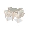 Sestava zahradního nábytku VERA 90 krémová