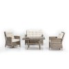 Sestava zahradního nábytku MANILA 316 krémová