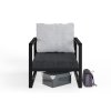 Zahradní křeslo MTLBHC70001 antracit