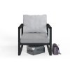 Zahradní křeslo MTLBHC70002 antracit, šedé