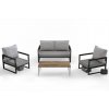 Sestava zahradního nábytku MTLKNP002 antracit, šedá