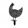 Dekorativní zahradní doplňky CHICKENS černé