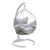 Zahradní závěsné houpací křeslo MAVERA bílé
