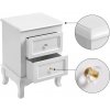 Noční stolek bílý 2 ks