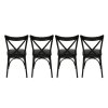 Set židlí EKOL černý