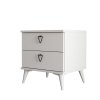 Noční stolek VERSA-CE bílý