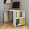 Psací stůl LIMA bílý žlutý