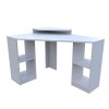 Psací stůl FLOATING bílý rohový
