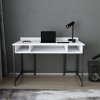 Psací stůl ALMA černý bílý
