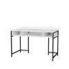 Psací stůl ALMA černý bílý