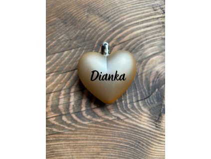 Vánoční ozdoba Srdce