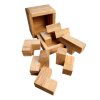 Soma Cube Med - Craftsman - Rubberwood (light wood)