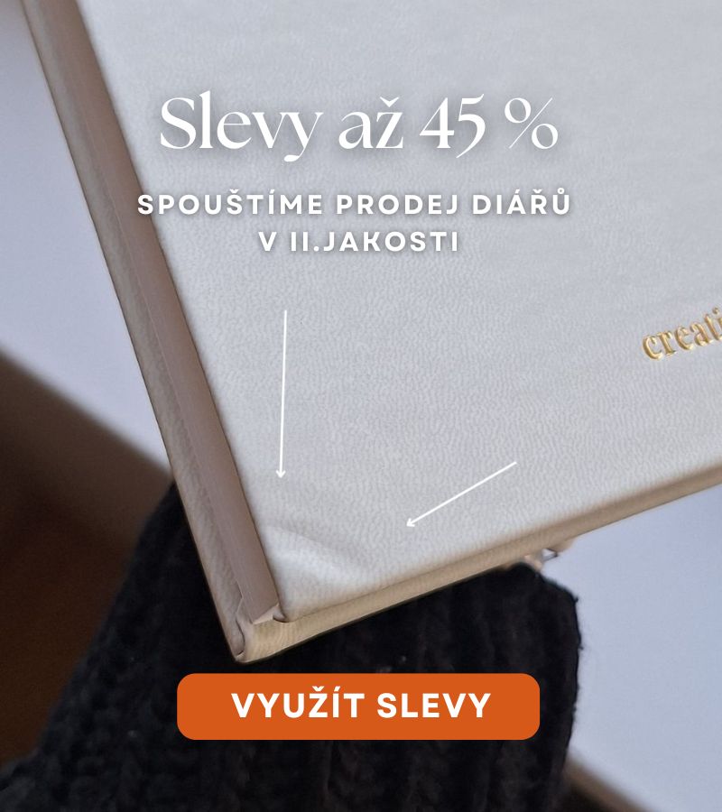 Datovaný produktivní diář 2026 ve slevě