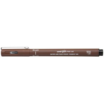 Liner UNI PINBR 200 liner štětcový sépie