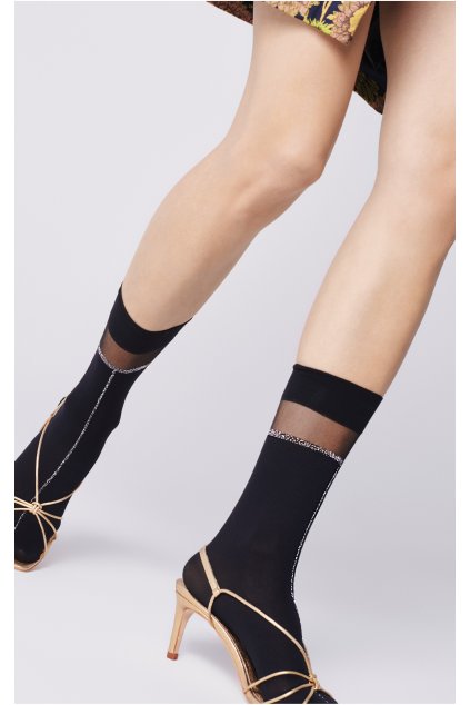 silonkové ponožky, cribs, silonky, ponožky vzorované (2)