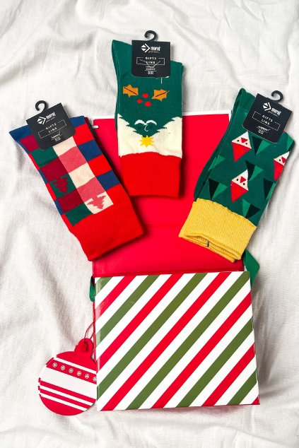 Darčeková krabička s pánskymi ponožkami