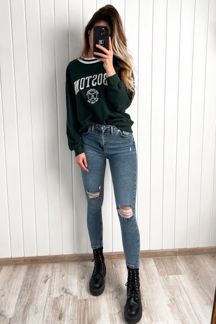 Rifle s vysokým pásom a rozparkami