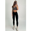 Sťahujúce push-up legíny čierne