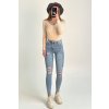 Roztrhané džínsy  '80S skinny high waist